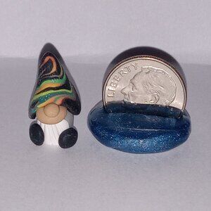 🎯 10 for $10 / Tiny Gnome, Handmade Polymer Clay Gnome Figure